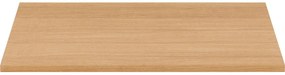 Goossens Legplank Wood Nature, Legplank 56,7 cm voor midden van 3 deurskast 180 cm breed