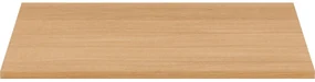 Goossens Legplank Wood Nature, Legplank 121,8 cm voor 2 deurskast (250 cm breed), links en rechts