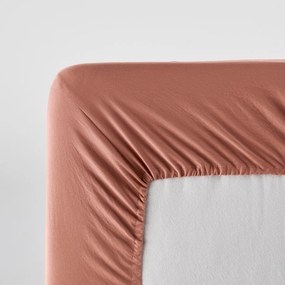 Hoeslaken van gewassen microvezel, gerecycled polyester,  hoogte 30 cm