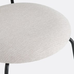 Set van 2 stoffen stoelen, Clarvia