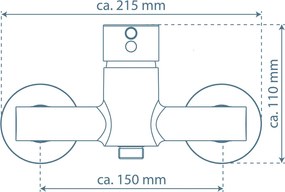 Schutte Laurana douchekraan chroom
