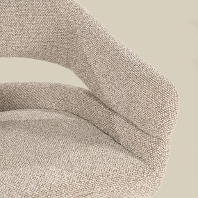 Eetstoel Brons Frame Taupe