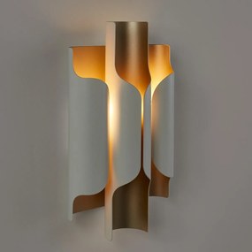 Wandlamp in metaal ijzer, Henrio