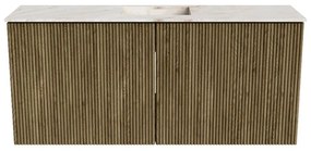 Mondiaz Joya DLux 90cm toiletmeubel dusk met wastafel faye midden 1 kraangat frappe