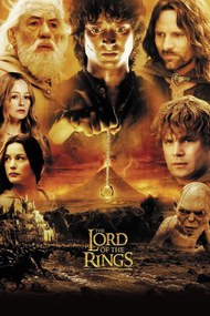 Kunstafdruk Lord of the Rings - End of the path