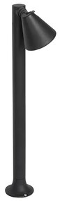 Modern buiten paaltje zwart 60 cm IP44 verstelbaar - Ciara Modern GU10 IP44 Buitenverlichting