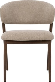 Eetkamerstoel Met Ronde Rugleuning Walnoot