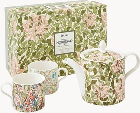 Porseleinen theeservies Morris & Co., 3-delig