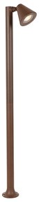 Modern buiten paaltje roestbruin 100 cm IP44 verstelbaar - Ciara