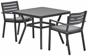 Garden Impressions Amarillo bistro tuinset 3-delig - Mina tuintafel 90x90 cm