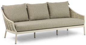 Stoel en Bank Loungeset 5 personen Aluminium/Wicker Taupe  Apple Bee Milou