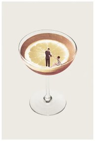 Poster Maarten Léon - My drink needs a drink, (40 x 60 cm)