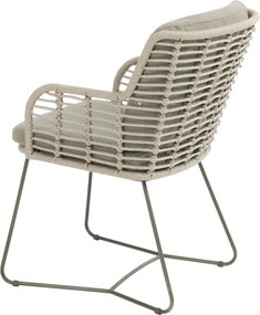 Tuinstoel Aluminium/rope Taupe-naturel-bruin 4 Seasons Outdoor Fabrice