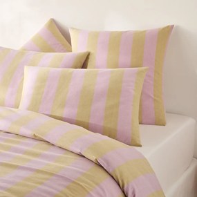 Katoenen kussensloop, Tamori amber/mauve