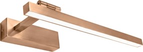 Badkamer LED-wandlamp SWE037-1W 40cm BRUSH COPPER