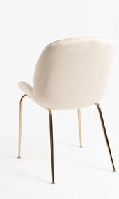 Bille Gouden Fluwelen Stoel