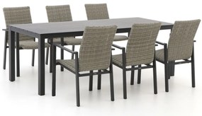 + 15% kassakorting | Diningset Manifesto | 6 personen aluminium | Tuinset stapelbaar | 7-delig | Kees Smit Tuinmeubelen
