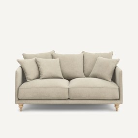 3-zits compacte zetel van linnen fluweel, LAZARE