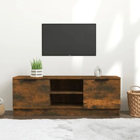 vidaXL Tv-meubel 102x35x36,5 cm bewerkt hout gerookt eikenkleurig