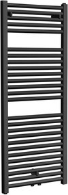 Saqu Calm handdoekradiator 538W 45x119cm mat zwart