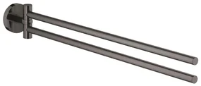 GROHE Essentials Handdoekhouder - 45cm - dubbel - draaibaar - hard graphite 40371a01