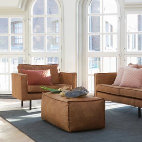 BePureHome Rodeo Loveseat Fauteuil Recycle Leer Cognac