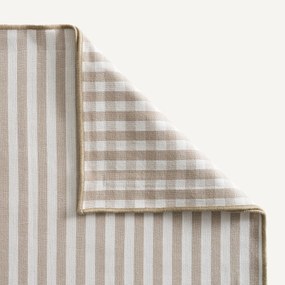 Set van 2 placemats, 30% gerecycled katoen, geweven-geverfd, Soizic