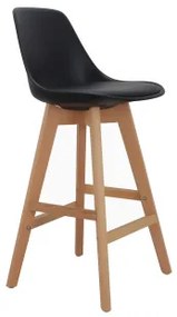 Taburete Alto Nordic Edition Zwart & ↑65 Cm - Sklum