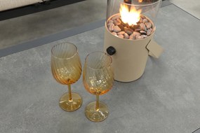 Lagos/Atlanta stoel-bank loungeset 4-delig verstelbaar - Antraciet