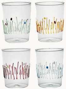 Handgemaakte borosilicaatglazen 4 Stagioni, 4-delig