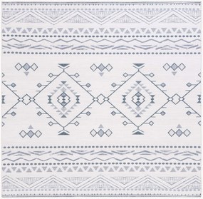 Handgeweven laagpolig vloerkleed Evangeline