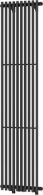 Mexen Tulsa decoratieve radiator 1600 x 420 mm, 613 W, zwart - W219-1600-420-00-70