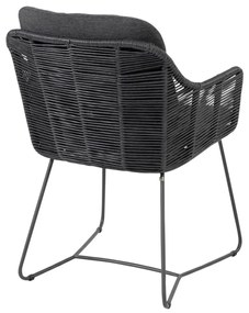 Belmond antraciet/Privada 240x107 - Ovale tuinset - 7-delig