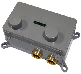 Brauer Chrome Carving thermostatische inbouw badkraan met uitloop en staafhanddouche set 3 chroom