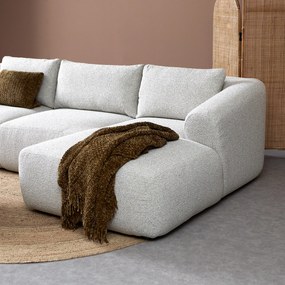 Beige Designbank Hoek Rechts