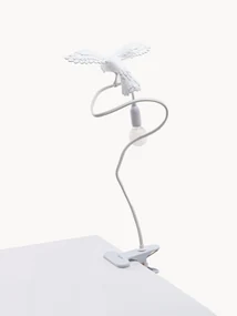Grote klem tafellamp Sparrow, verstelbaar