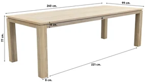 Hartman Sophie Element Xerix/Rome grey 240 cm. tuinset - 7-delig