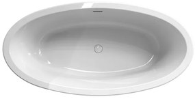 Xenz Britt Vrijstaand Bad - 190x94x60cm - incl. overloop en afvoer - glans wit 7004-01-S01
