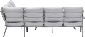 Garden Impressions Senja lounge dining set 3-delig rechts - valley sand