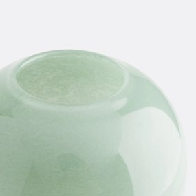 Afgeronde vaas in glas H23,5 cm, Iva