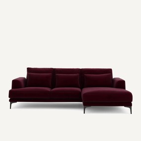 Linkse hoekbank fluweel, Marsile