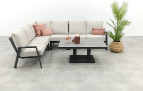 Lagos/Milford loungeset - met verstelbare tafel - links & rechts