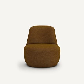 Draaifauteuil in gevlochten chiné, Rosebury