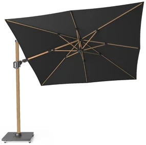Platinum Challenger zweefparasol 3x3m T2 premium (excl. voet) faded black