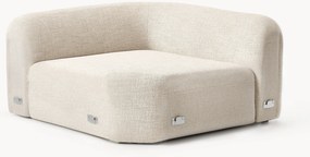 Afgeronde hoekmodule Wolke van bouclé