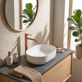 Wastafelkraan REA Rivo Brush Copper