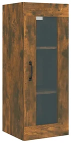 vidaXL Hangkast 34,5x34x90 cm gerookt eikenkleurig