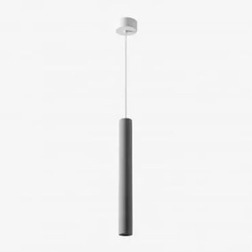 Led-plafondlamp In Amewa Cement Antraciet Grijs - Sklum