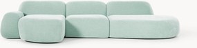 Modulaire hoekbank Wolke (4-zits) met chaise longue