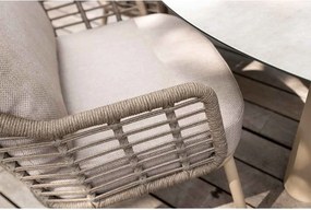 Taste by 4 Seasons Puglia lage tuinset 6-delig - Donato tuintafel Ø160x69 cm